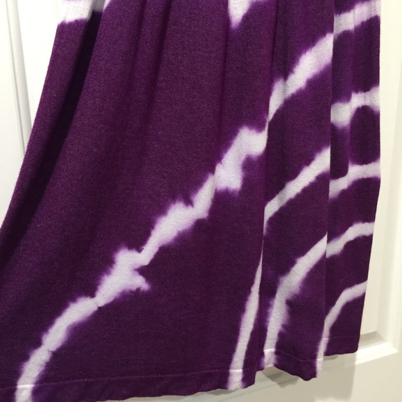 Grape Purple Tube Top Tie Dye Dress S / M by Poof! - Picture 3 of 7